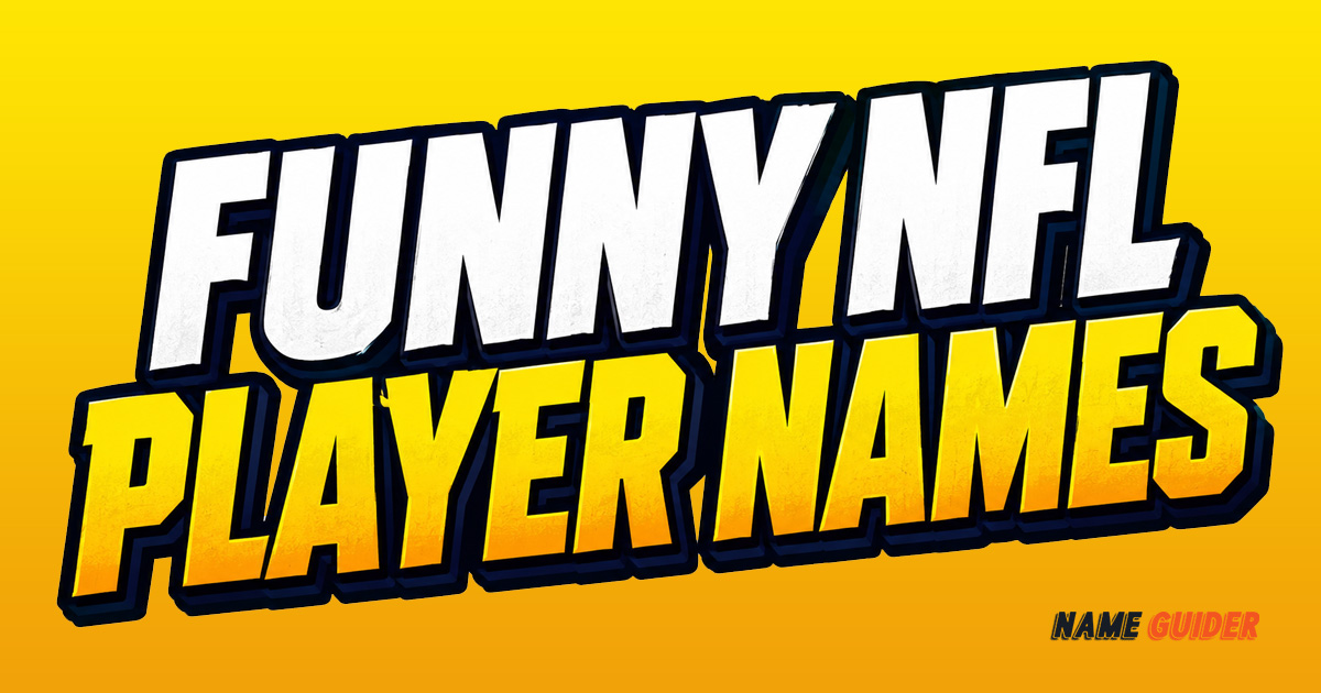Funny NFL Player Names