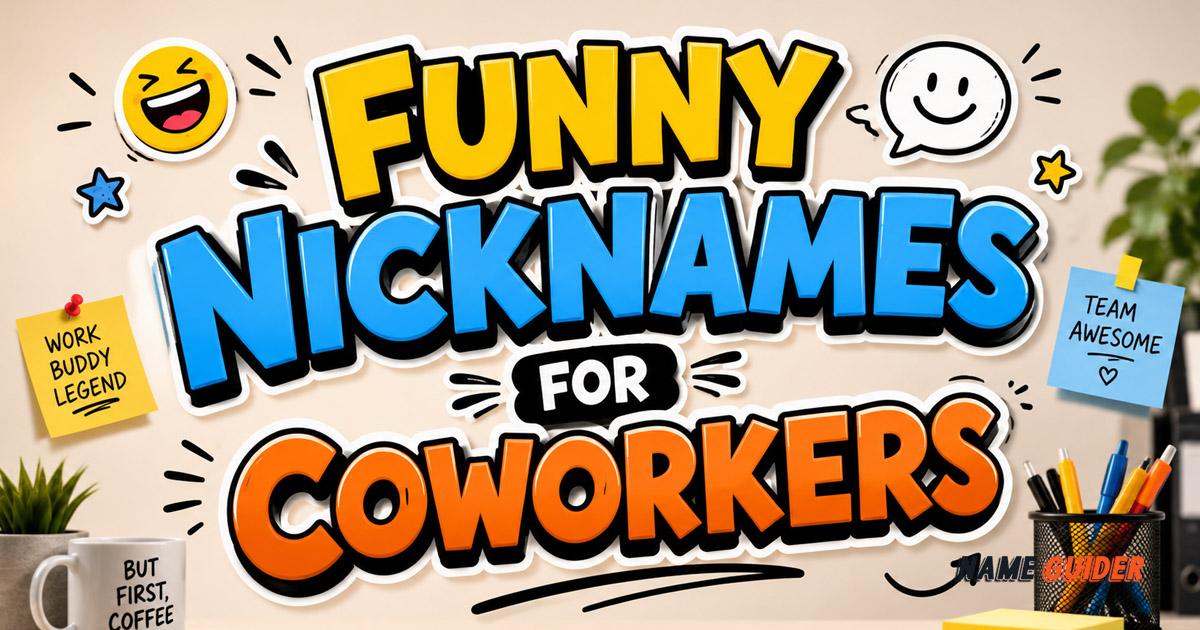 Funny Nicknames For Coworkers​