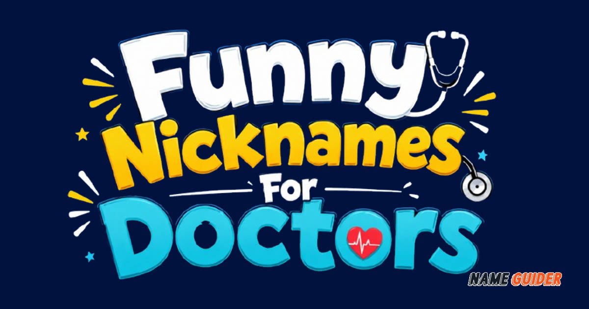 Funny Nicknames For Doctors