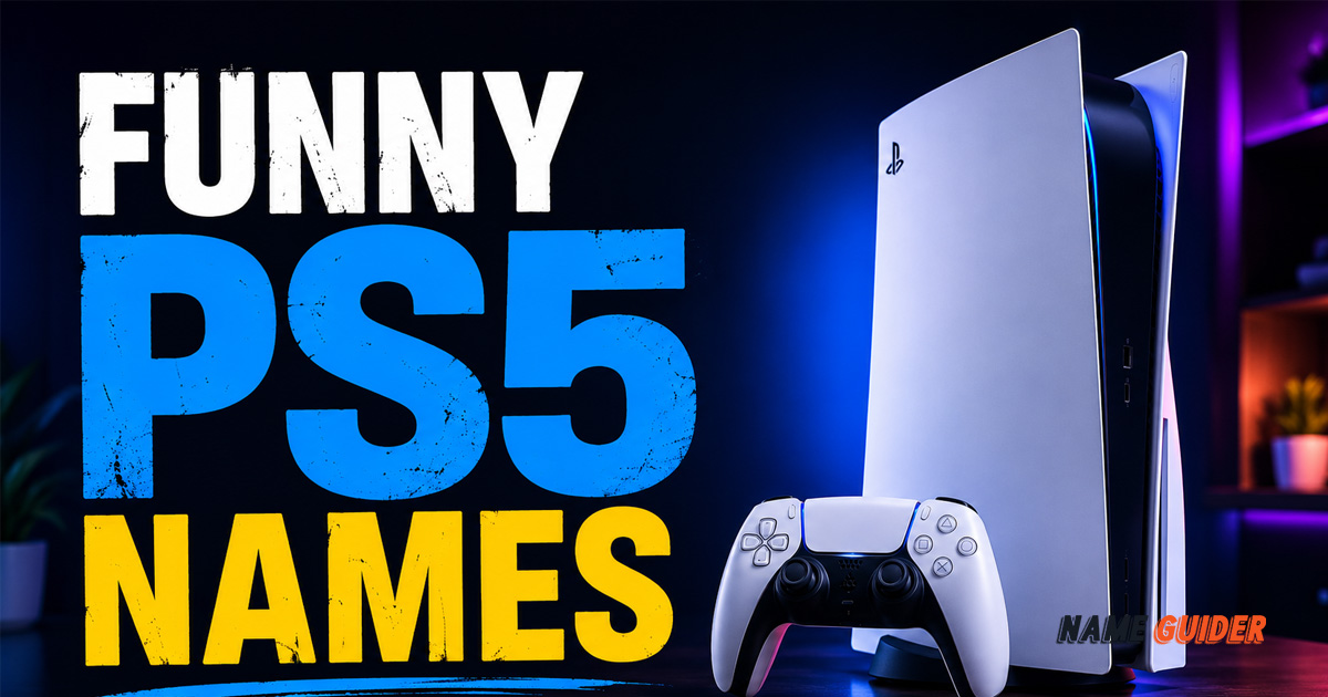 Funny PS5 Names