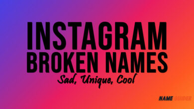 Instagram Broken Names