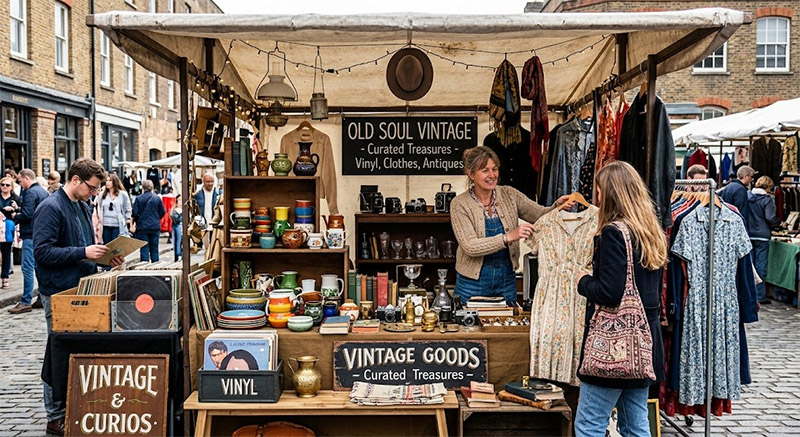 Selling Vintage Goods Startup Business Ideas For Women