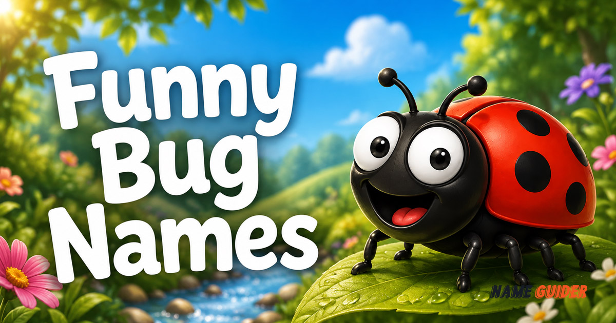 Funny Bug Names