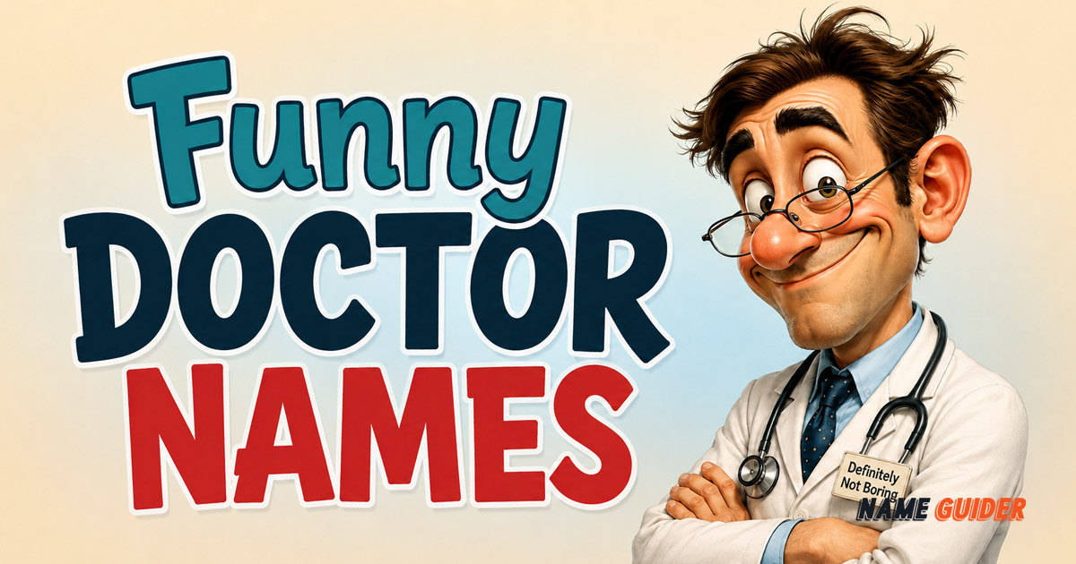 Funny Doctor Names Ideas​ and Suggestions