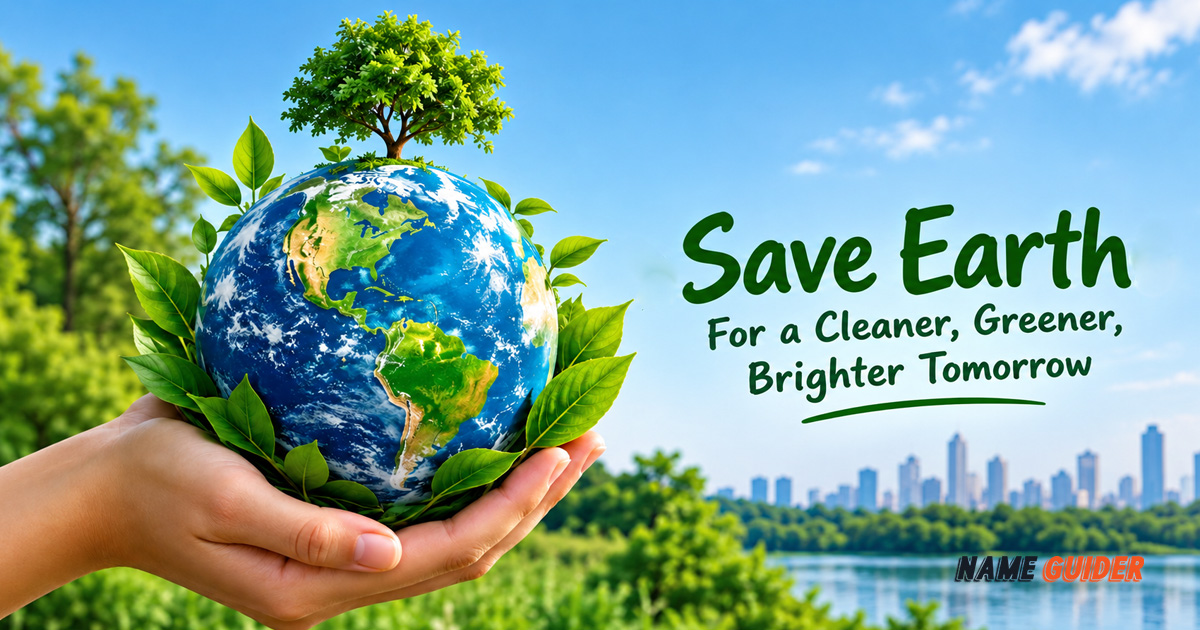 Slogan On Save Earth